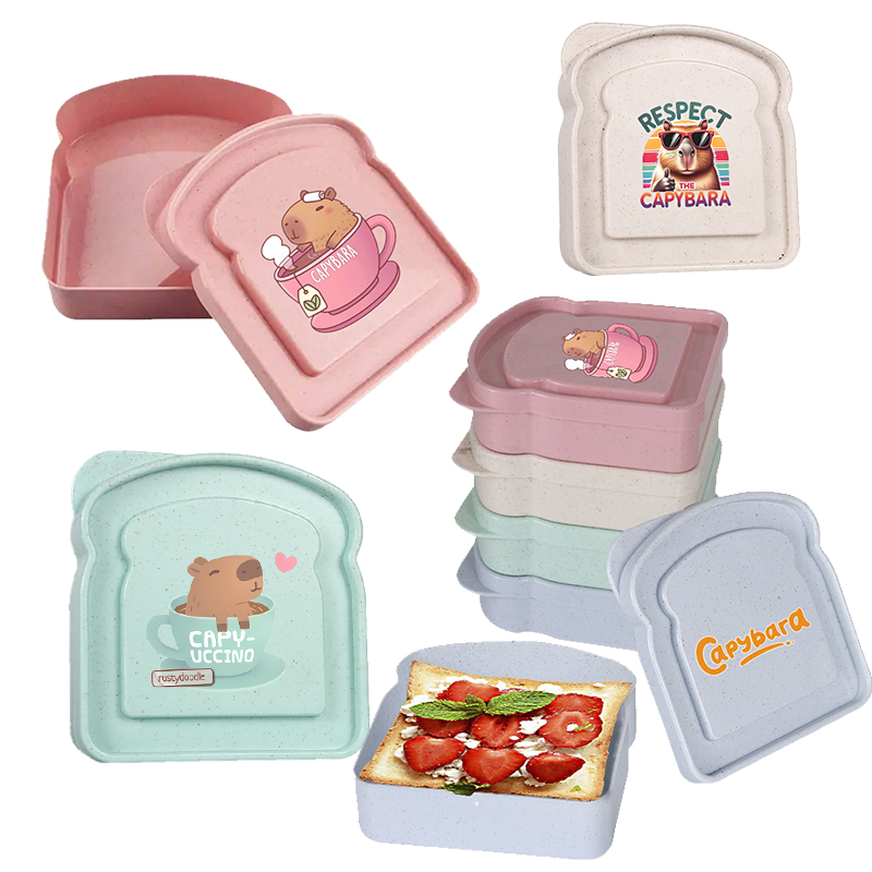 Food Storage Meals - Capybara Sandviç Gıda Saklama Kutusu Konteyner