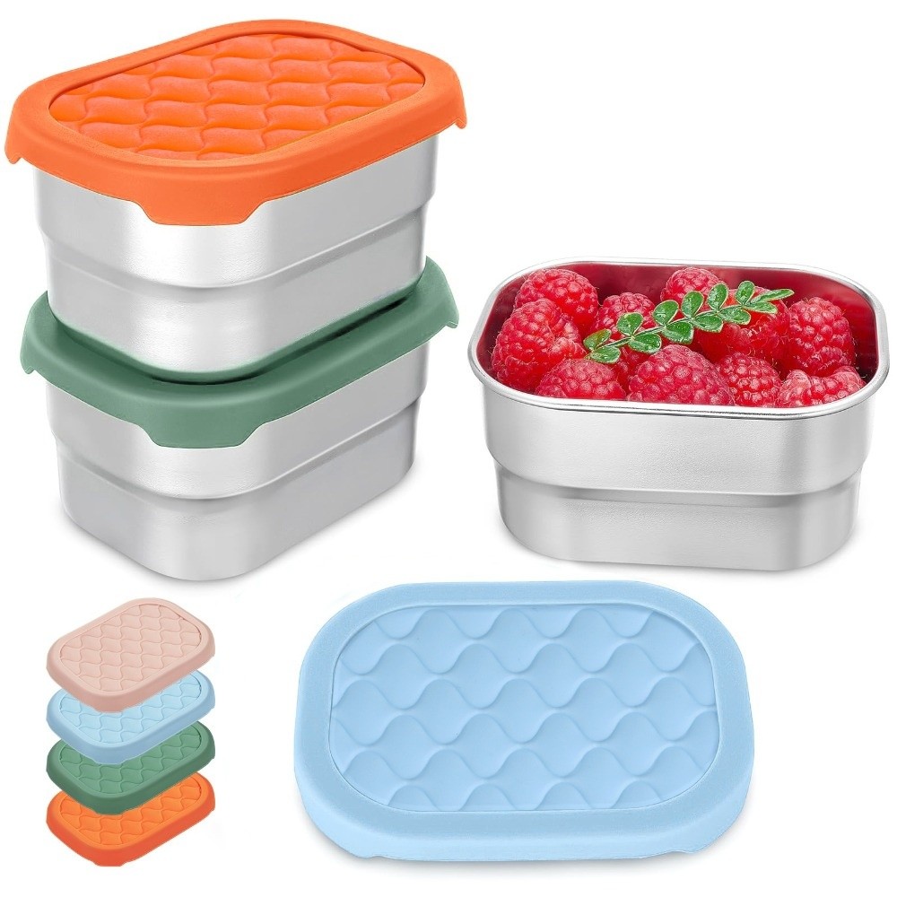 Food Storage Oven Safe - Yeni Paslanmaz Çelik Gıda Kabı İstiflenebilir