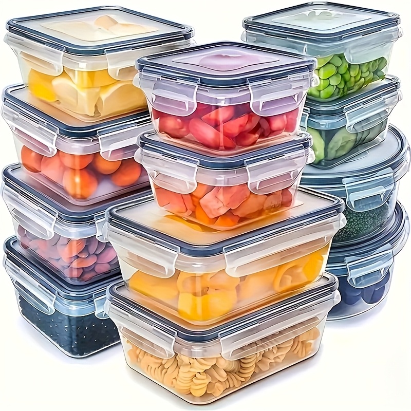Food Storage Meals - 8 Parça Set, 4 Kap ve