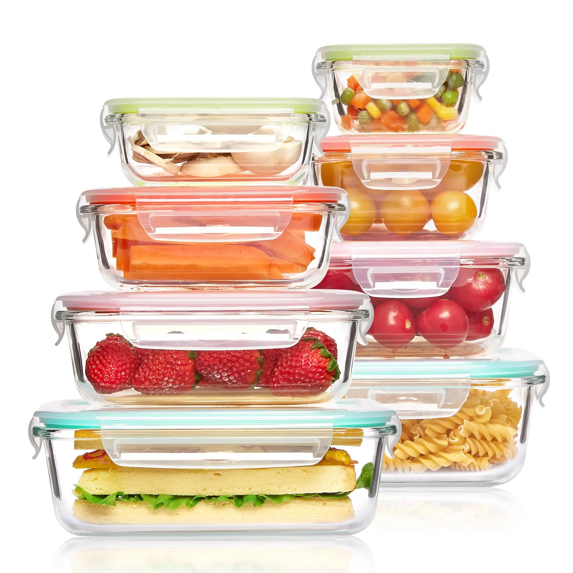 Food Storage Oven Safe - Cam Öğle Yemeği Kutusu Gıda Saklama