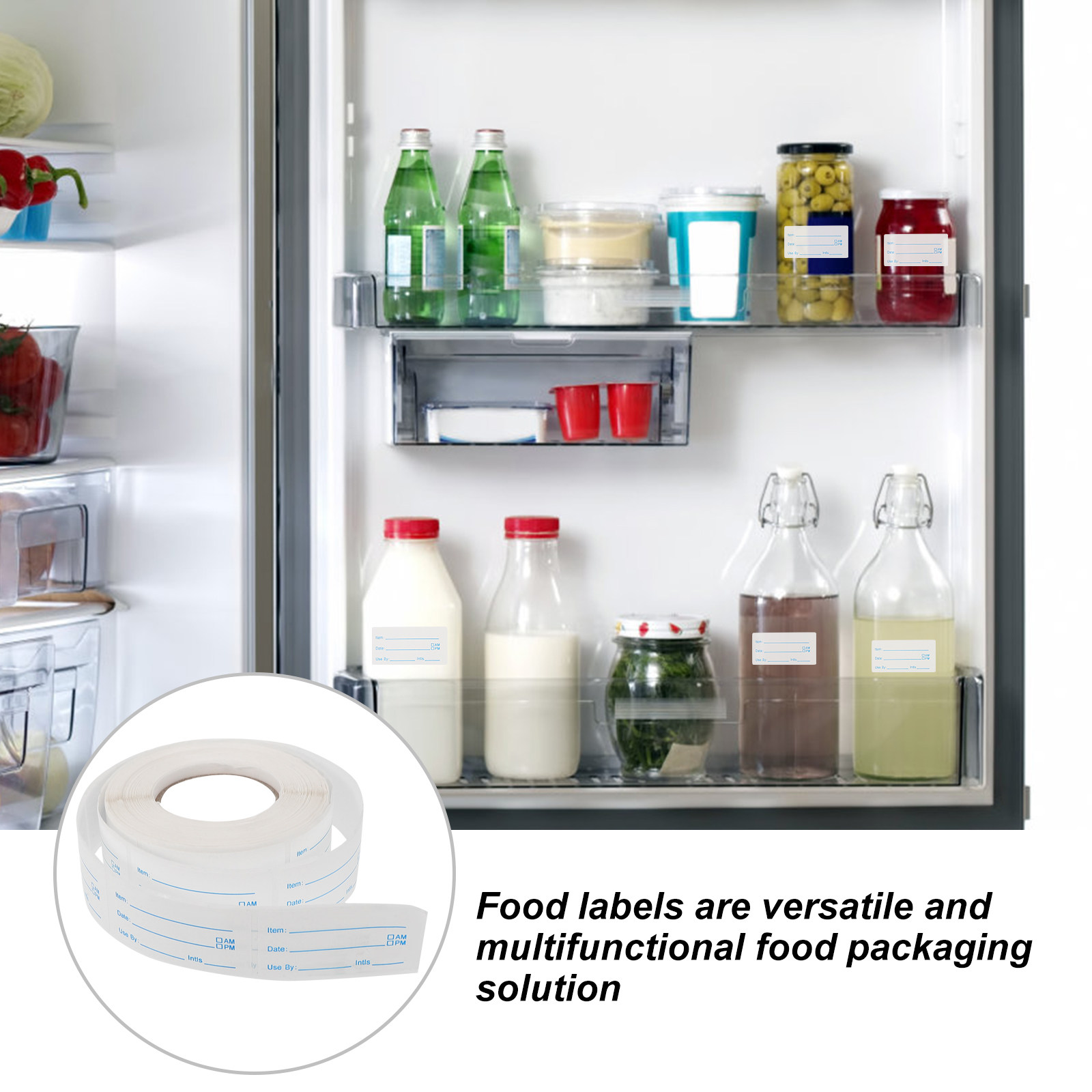 1 Rulo Tarih Etiketleri, Yiyec - Food Storage Labels incelemesi ve fiyatı