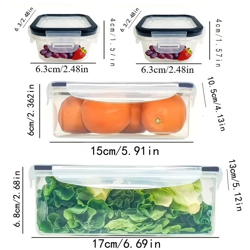 8 Parça Set, 4 Kap ve 4 Kapak  - Food Storage Meals incelemesi ve fiyatı