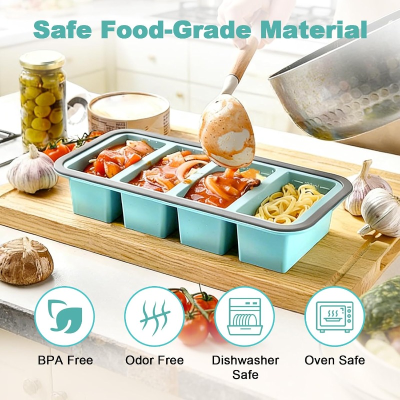 Kapaklı Silikon Dondurucu Kalı - Food Storage Meals incelemesi ve fiyatı