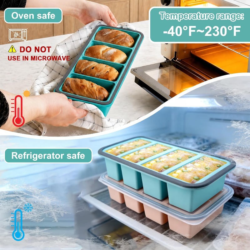 Kapaklı Silikon Dondurucu Kalı - Food Storage Meals incelemesi ve fiyatı