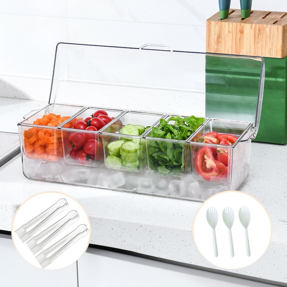 Taşınabilir, Bölmeli Salata Ka - Food Storage With Dividers incelemesi ve fiyatı