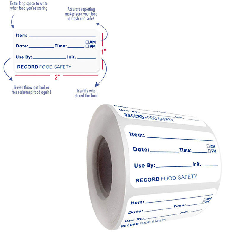 500 Adet/rulo Mutfak Etiketler - Food Storage Labels incelemesi ve fiyatı
